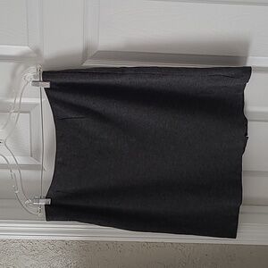 J.Jill Ponte Stretch Knit Pull-On Skirt Gray Size Medium